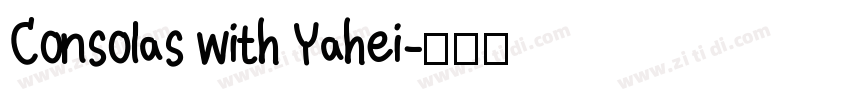 Consolas with Yahei字体转换